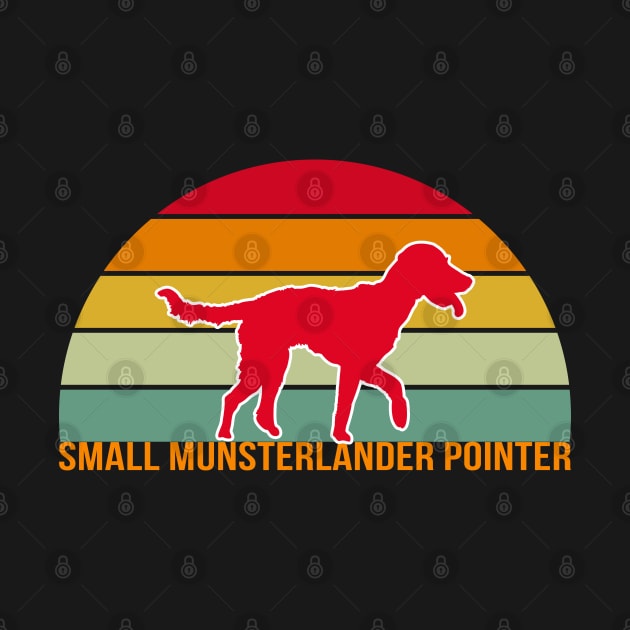 Small Munsterlander Pointer Vintage Silhouette by seifou252017