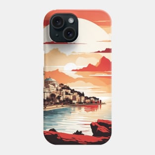 Antalya Turkey Sunset Vintage Retro Travel Tourism Phone Case