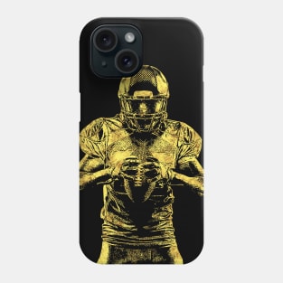 Football Player UNIQUE abstract artwork style for all the gridiron fans Phone Case