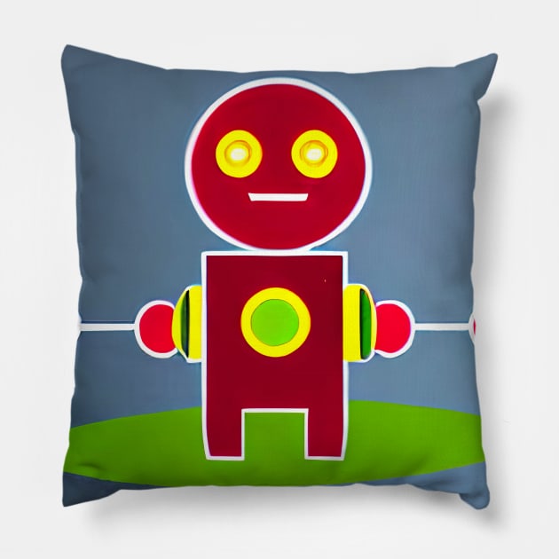 Hug Robot Pillow by AlienMirror