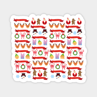 Cute Christmas Pattern Magnet