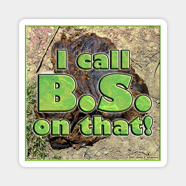 I Call BS On That! Magnet by JEAndersonArt