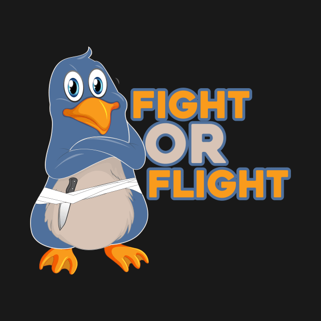 Fight or Flight, But I Can't Fly by Selva_design14