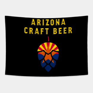 Arizona State Flag United States of Craft Beer Tapestry