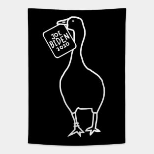 Whiteline Goose with Stolen Joe Biden 2020 Sign Tapestry