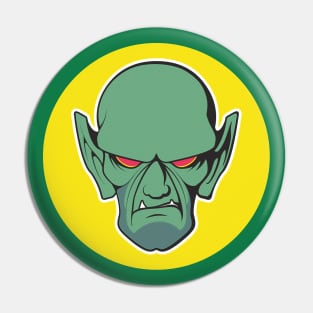 Goblin Face Pin