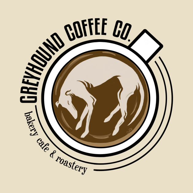 Greyhound Coffee Company by Artful Starfish