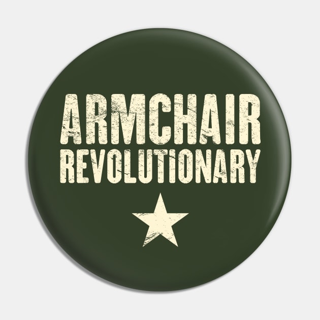 Armchair Revolutionary with Star Pin by AKdesign