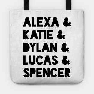 Alexa and Katie characters Tote