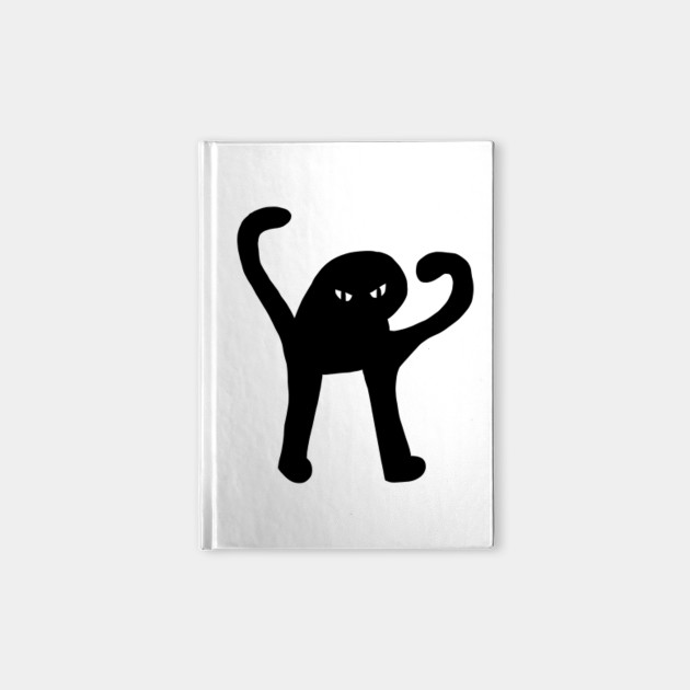 Cursed Cat Angry Cat Meme Notizblock Teepublic De