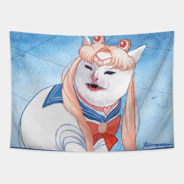 Sailor meoown Tapestry by Trishnagaara