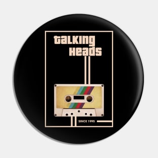 Talking Heads Music Retro Cassette Tape Pin