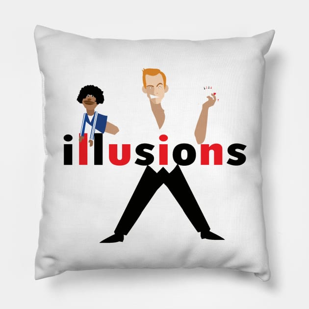Illusions, Michael... Pillow by HeroSquares