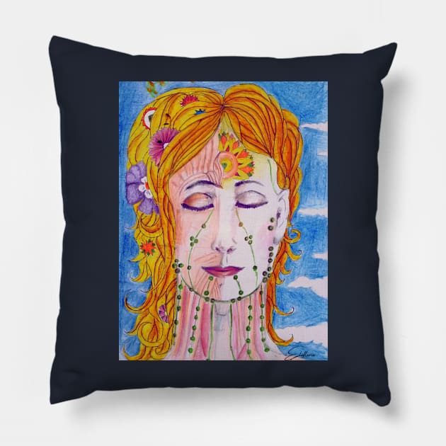 Facial Lymph Nodes Pillow by DesignVerse Tees