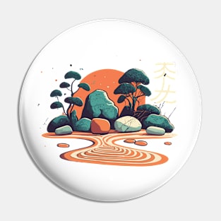 Zen Garden Pin