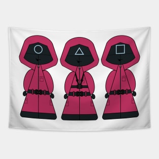 Comicones Squid Game - Three Guards Tapestry