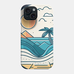 Beach and Surf Time Phone Case