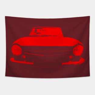 Triumph TR6 1970s classic British sports car monoblock red Tapestry