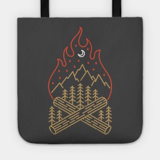 Campfire and Nature Tote