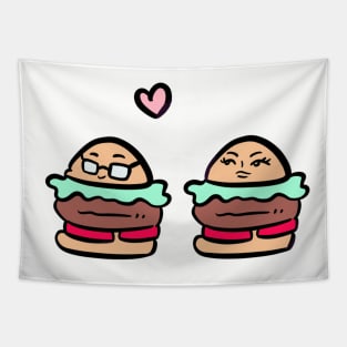 Hamburger Lovers Tapestry