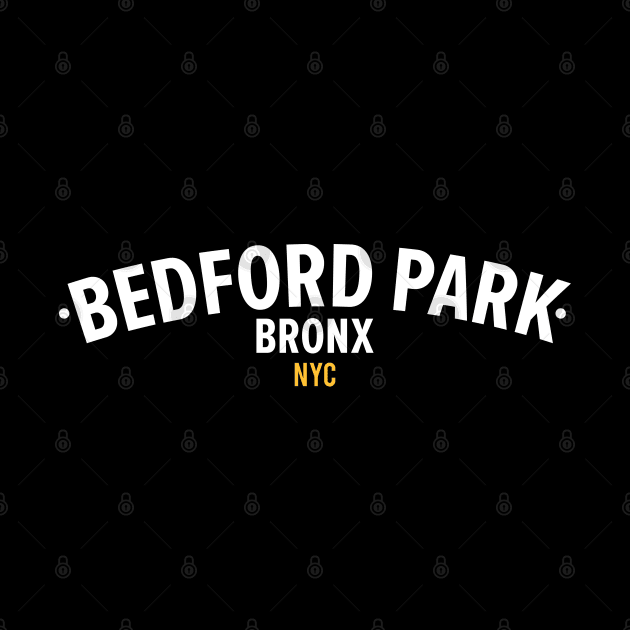 New York Bronx - Bedford Park Bronx Schriftzug - Bronx Logo - Bedford Park NYC by Boogosh