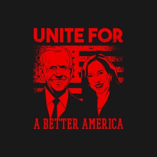 unite america president biden kamala harris T-Shirt
