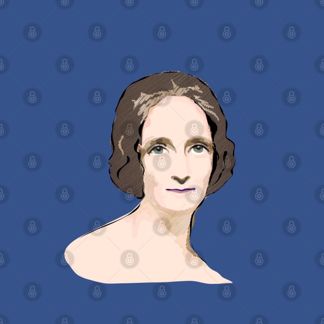 Retrato de Mary Shelley by Slownessi