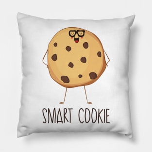 Smart Cookie Funny- Clever Cookie In Glasses Pillow