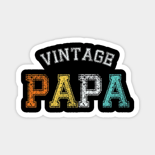 Cool Vintage Grandpa Papa Magnet by MinyMerch