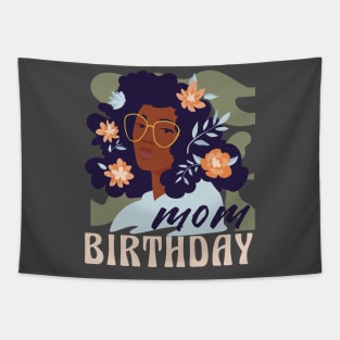 Happy Birthday Mama Gift Mothers Day Cute Life Saying Tapestry