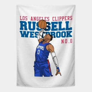 Russell Westbrook Comic Style Tapestry