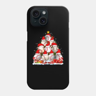 Baseball Funny Baseball Christmas Tree Xmas Phone Case