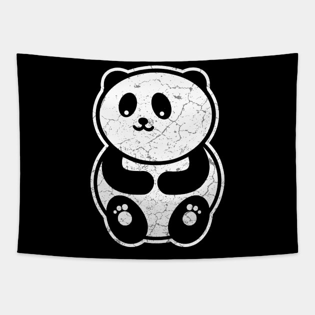 Cute Baby Panda Tapestry by Mila46