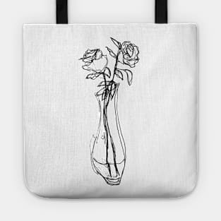 Flowers in a Vase Tote