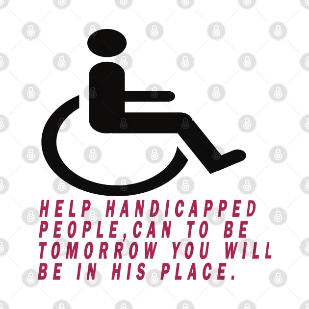 help handicapped people by winkstore