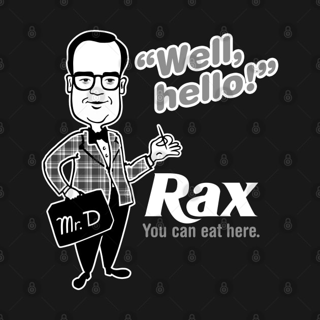 Rax Roast Beef Mr. Delicious vintage fast food by carcinojen