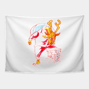 Christmas Deer Tapestry