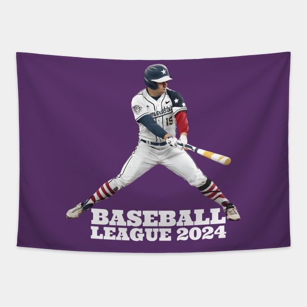 College Baseball Tapestry by Noshiyn