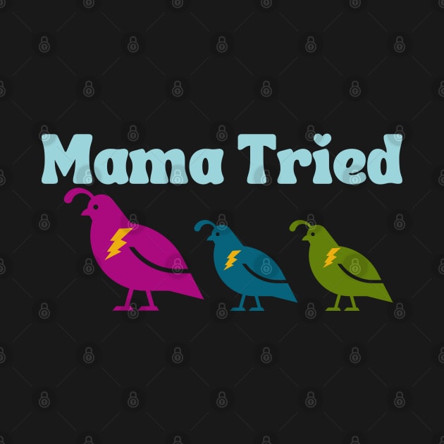 Mama tried with 2 chicks by karenpaytonart