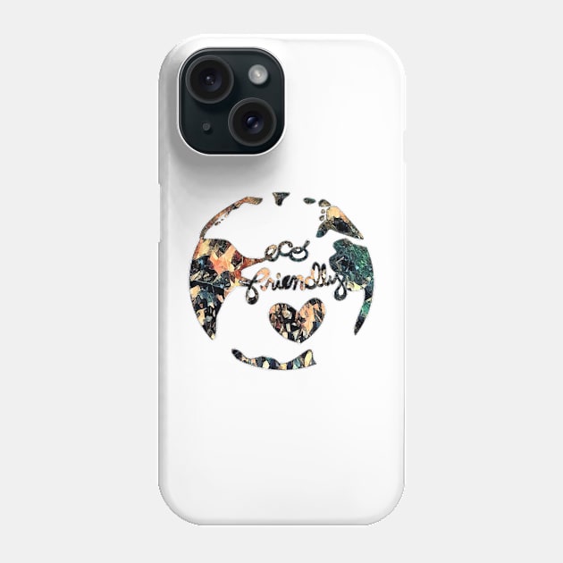 Earthly eco friendly sticker Phone Case by TriForceDesign