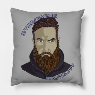 A man with a beard Pillow