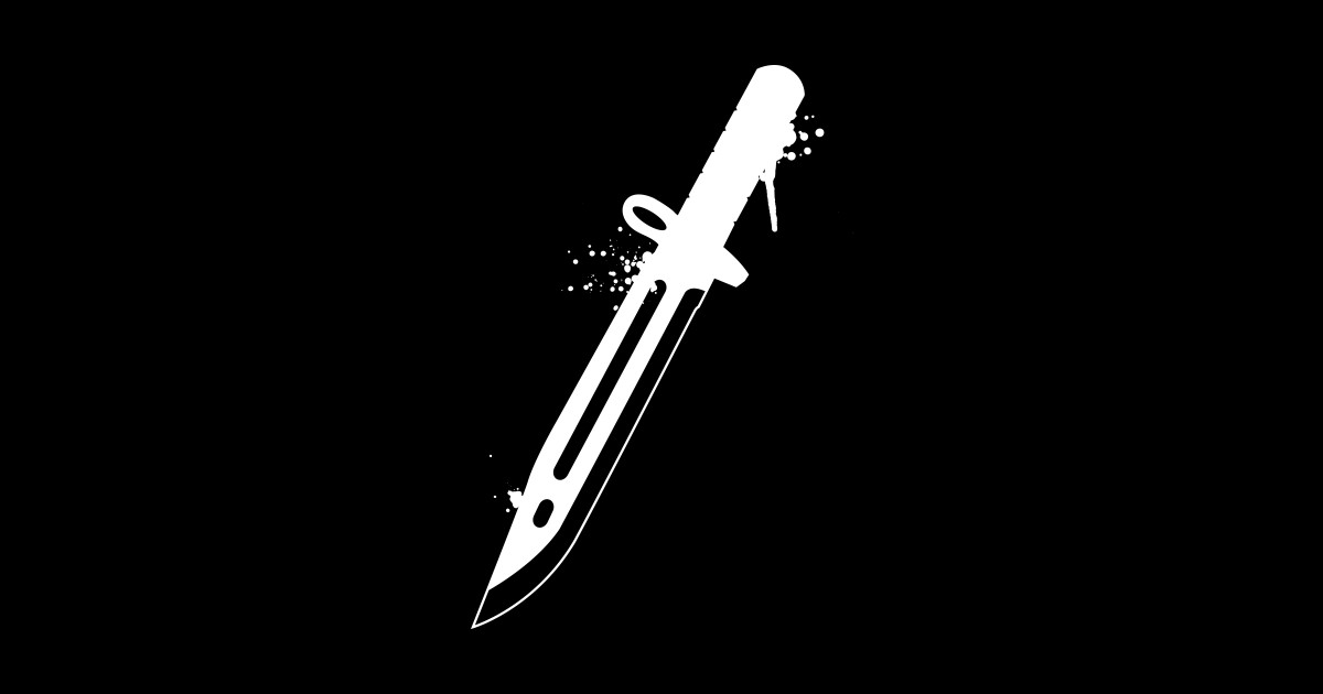 Knife CSGO Gaming Csgo Sticker TeePublic