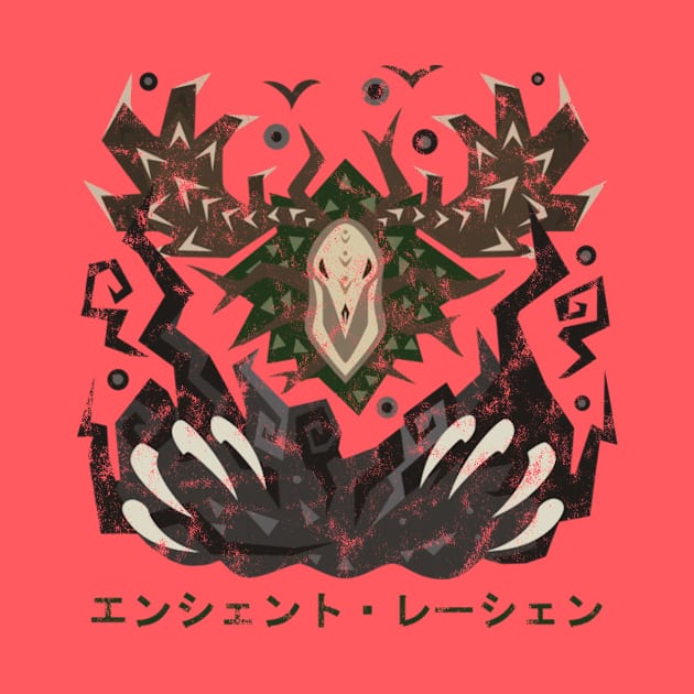 Monster Hunter World Ancient Leshen Kanji Icon by StebopDesigns