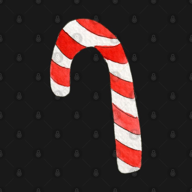 Christmas Candy Cane by atangledkite