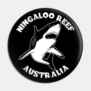 Shark Diving At Ningaloo Reef Pin