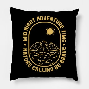 mid night adventure time Pillow