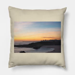 Cullercoats Bay Sunrise Pillow
