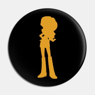 Sunset Shimmer Equestria Girls Silhouette Pin