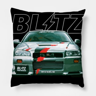 jdm blitz GT-R R34 V spec II N1 Skyline BNR34 KV2 Athlete Silver R348 Autobahn Pillow