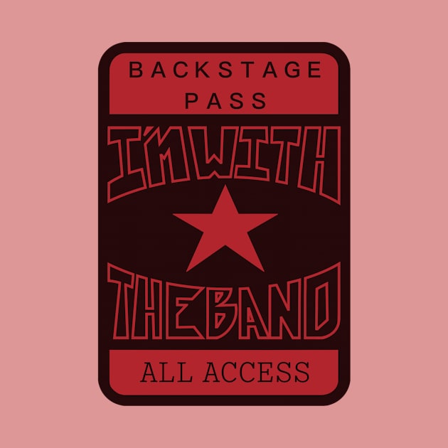 All Access Backstage Pass by Heavy Metal Meow